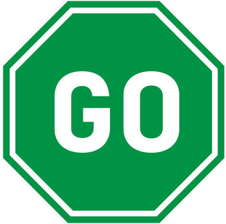 GO sign GO sign