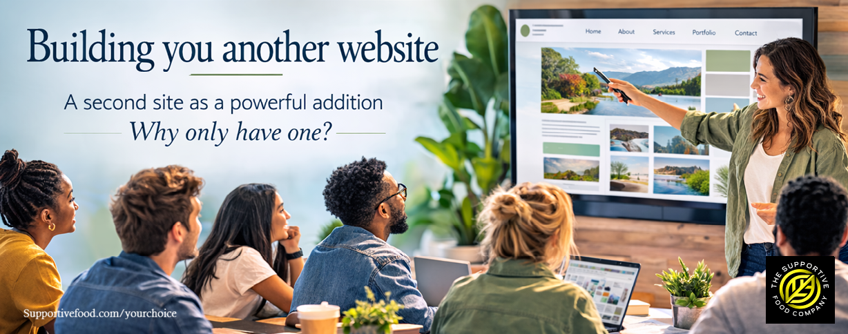 a second website as a powerful addition