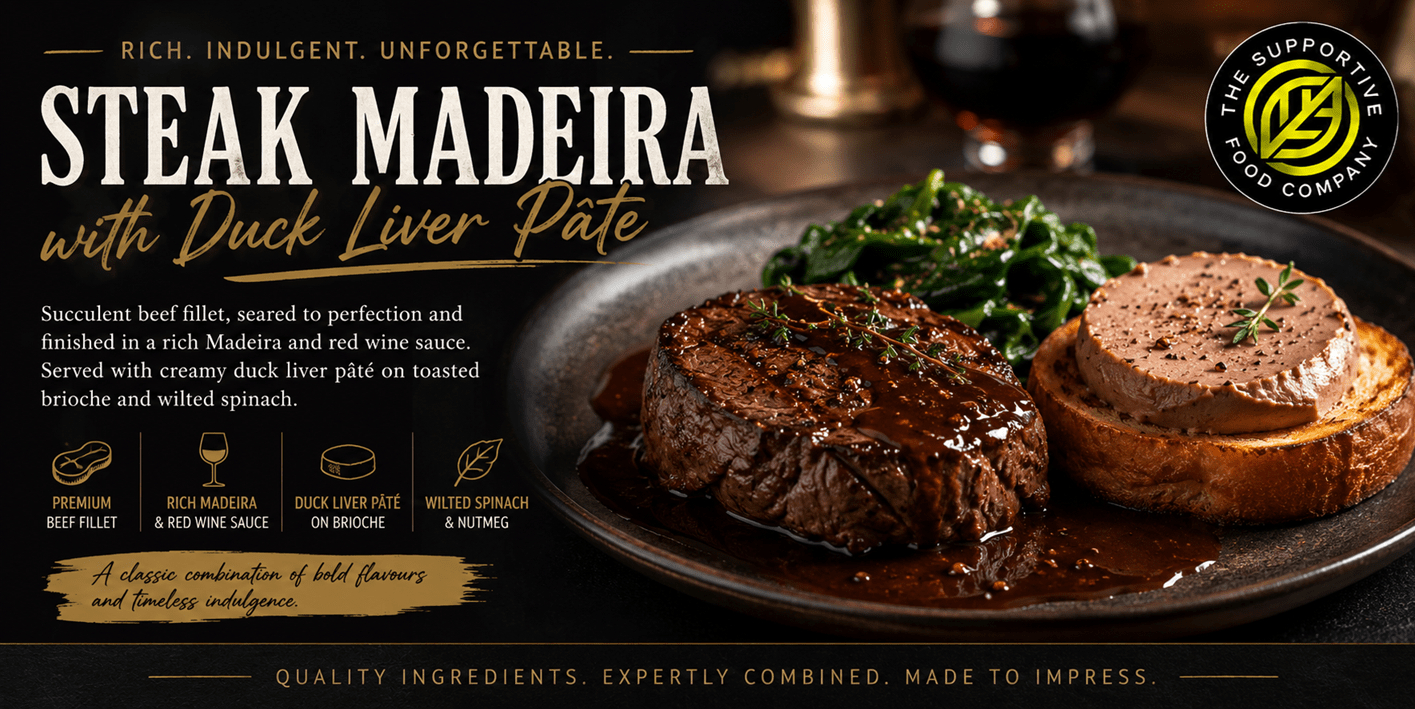 beef fillet steaks with madeira sauce