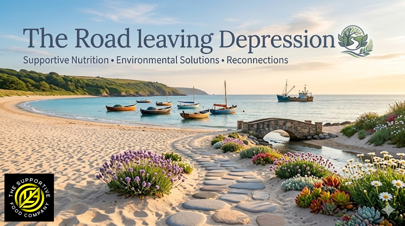 road leaving depression beach