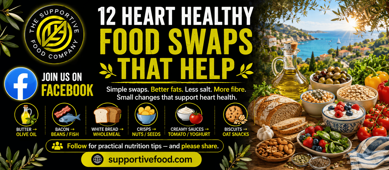 12 heart healthy food swaps