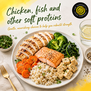 chicken fish other soft foods