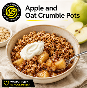 oat crumble pots