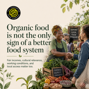 organic food is not the only sign