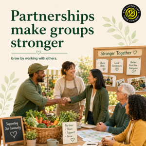 partnerships make groups stronger