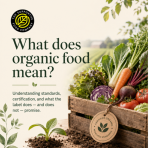 what does organic food mean