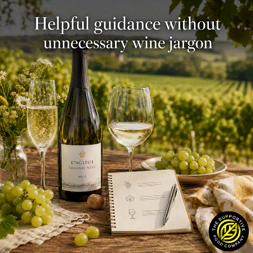 helpful gidance for english organic wine
