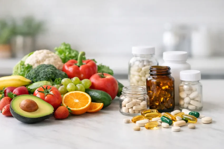 Fresh Produce Versus Supplements: What Helps?